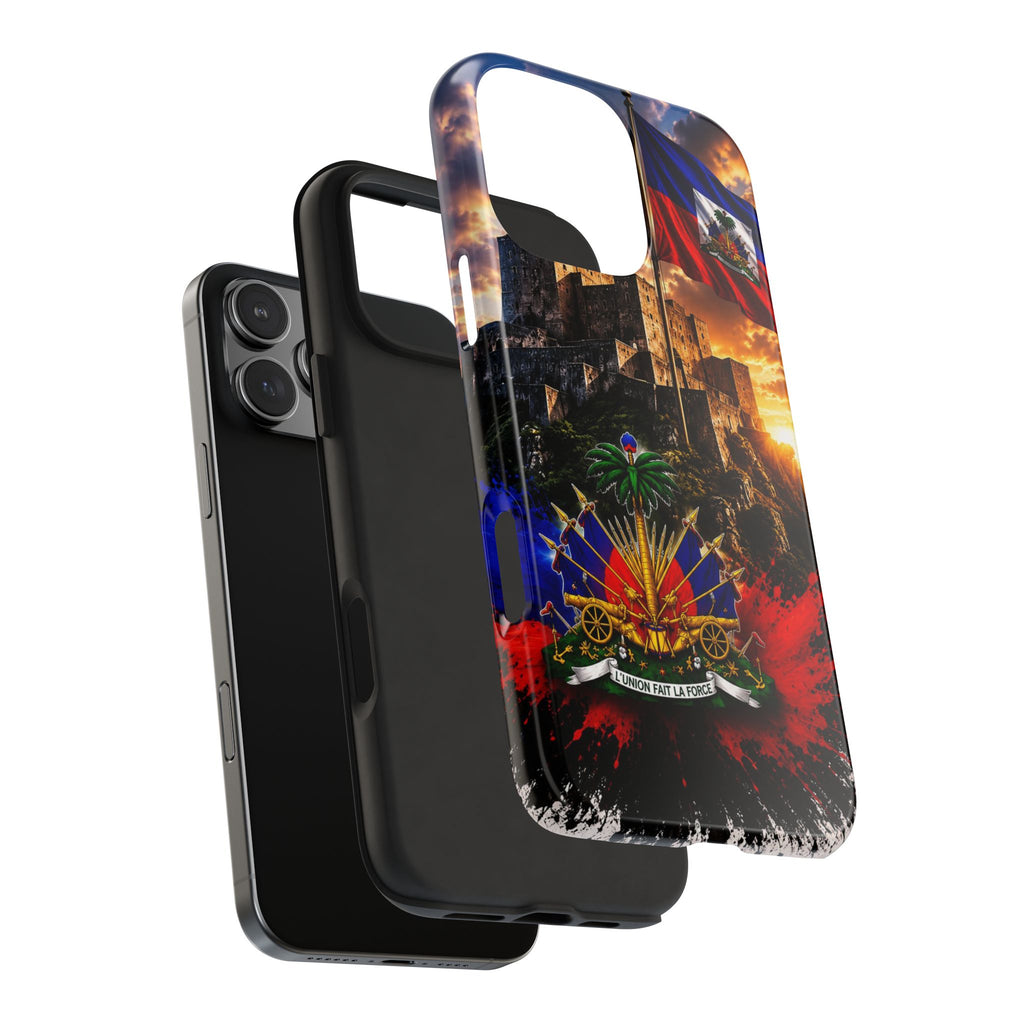 Haiti Crest Tough Phone Case — Citadel Sunset Protective Phone Cover