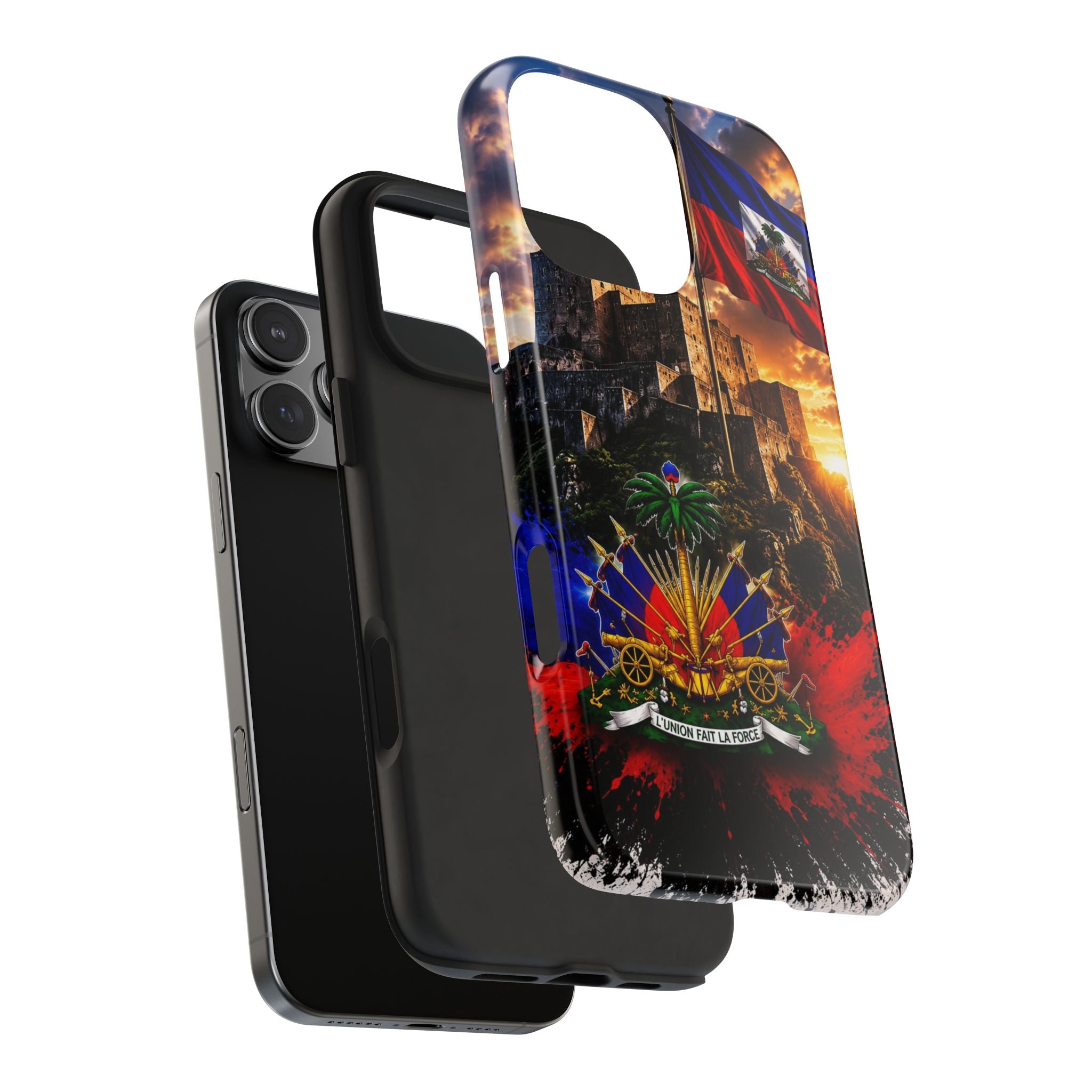 Haiti Crest Tough Phone Case — Citadel Sunset Protective Phone Cover