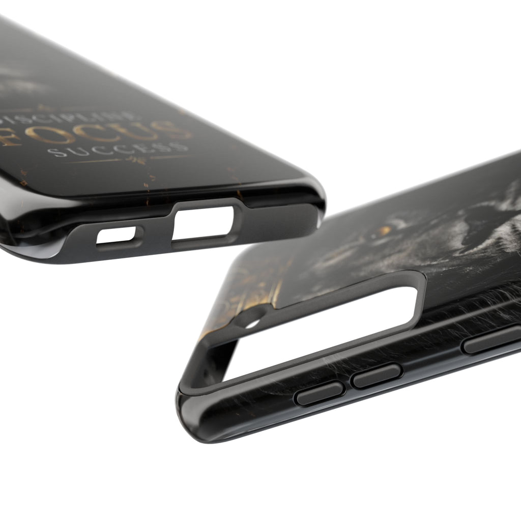 Lion 'Discipline Focus Success' Tough Phone Case
