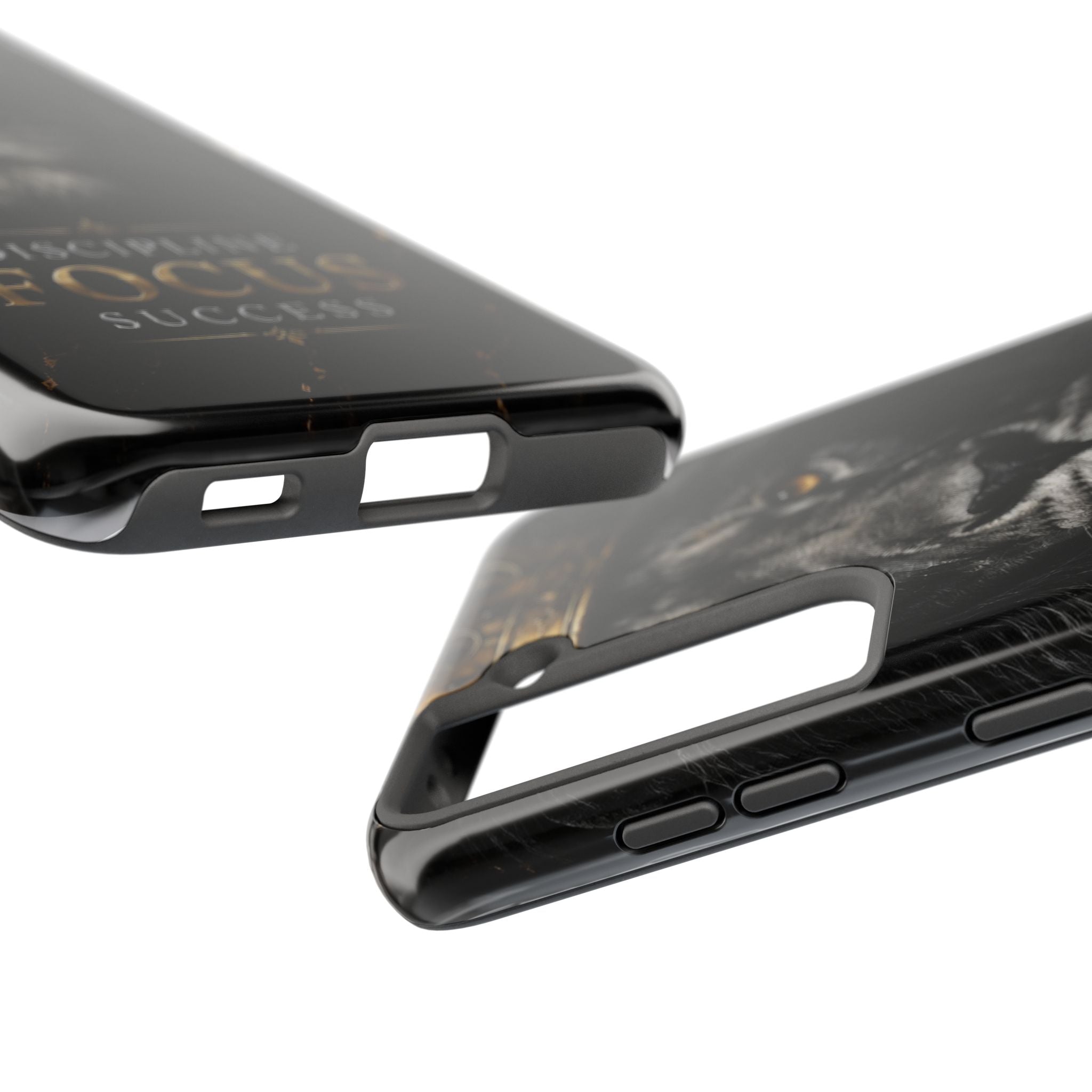 Lion 'Discipline Focus Success' Tough Phone Case