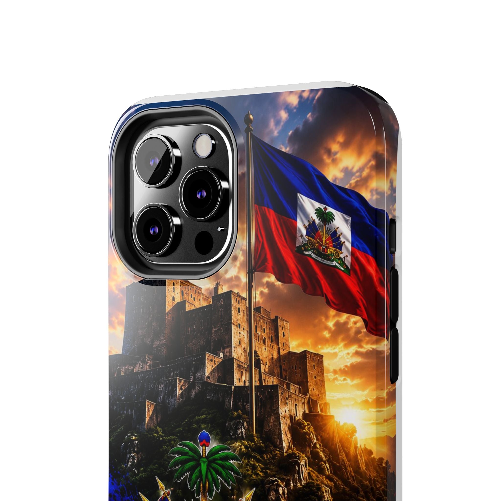 Haiti Crest Tough Phone Case — Citadel Sunset Protective Phone Cover