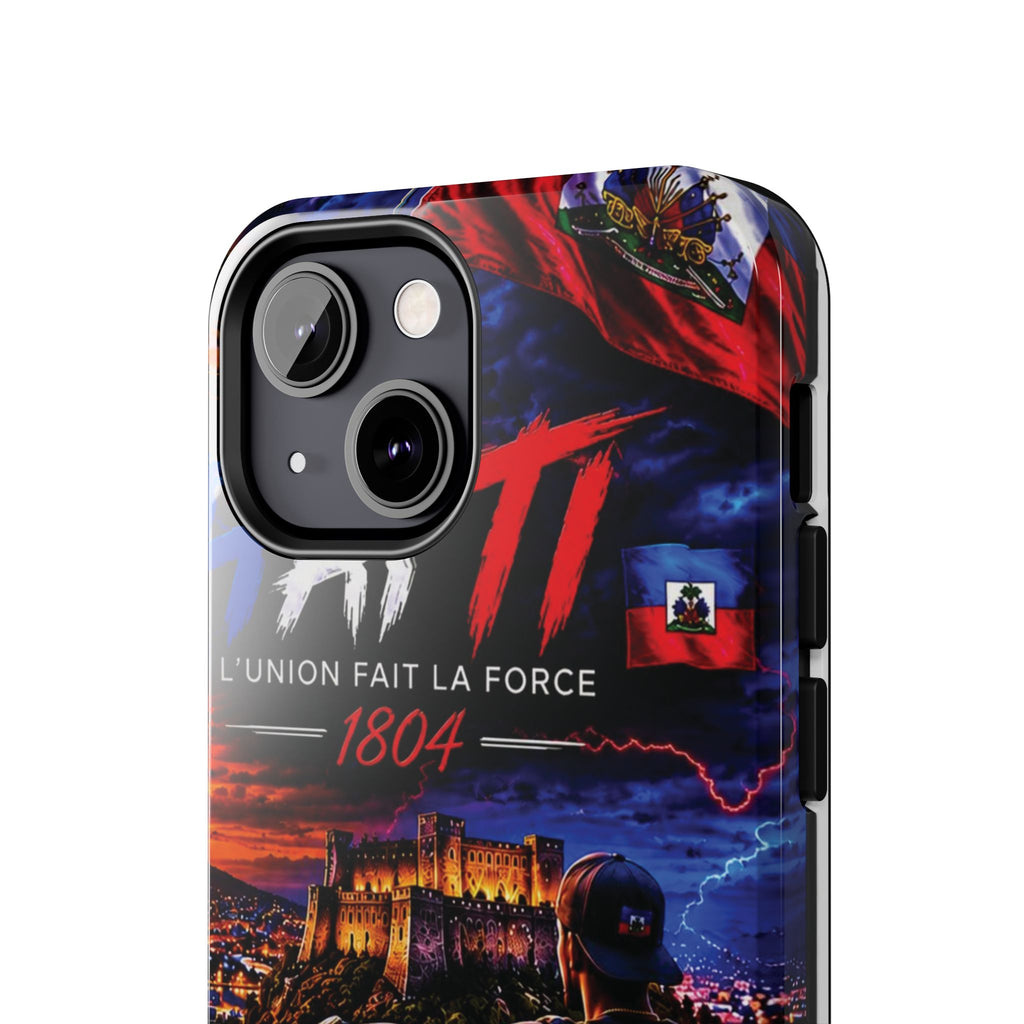 Haiti 1804 Tough Phone Case — L'Union Fait La Force Patriotic Protective Cover