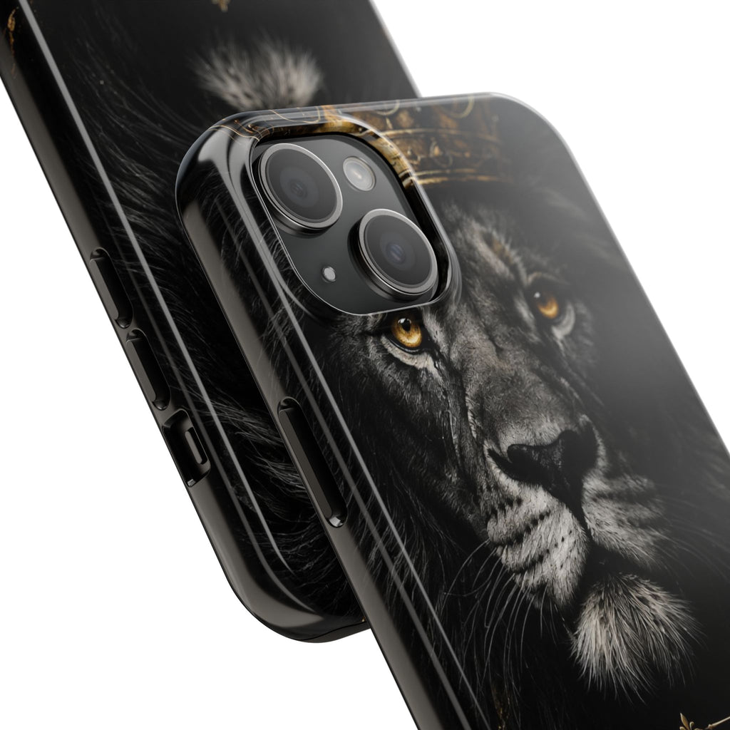 Lion 'Discipline Focus Success' Tough Phone Case