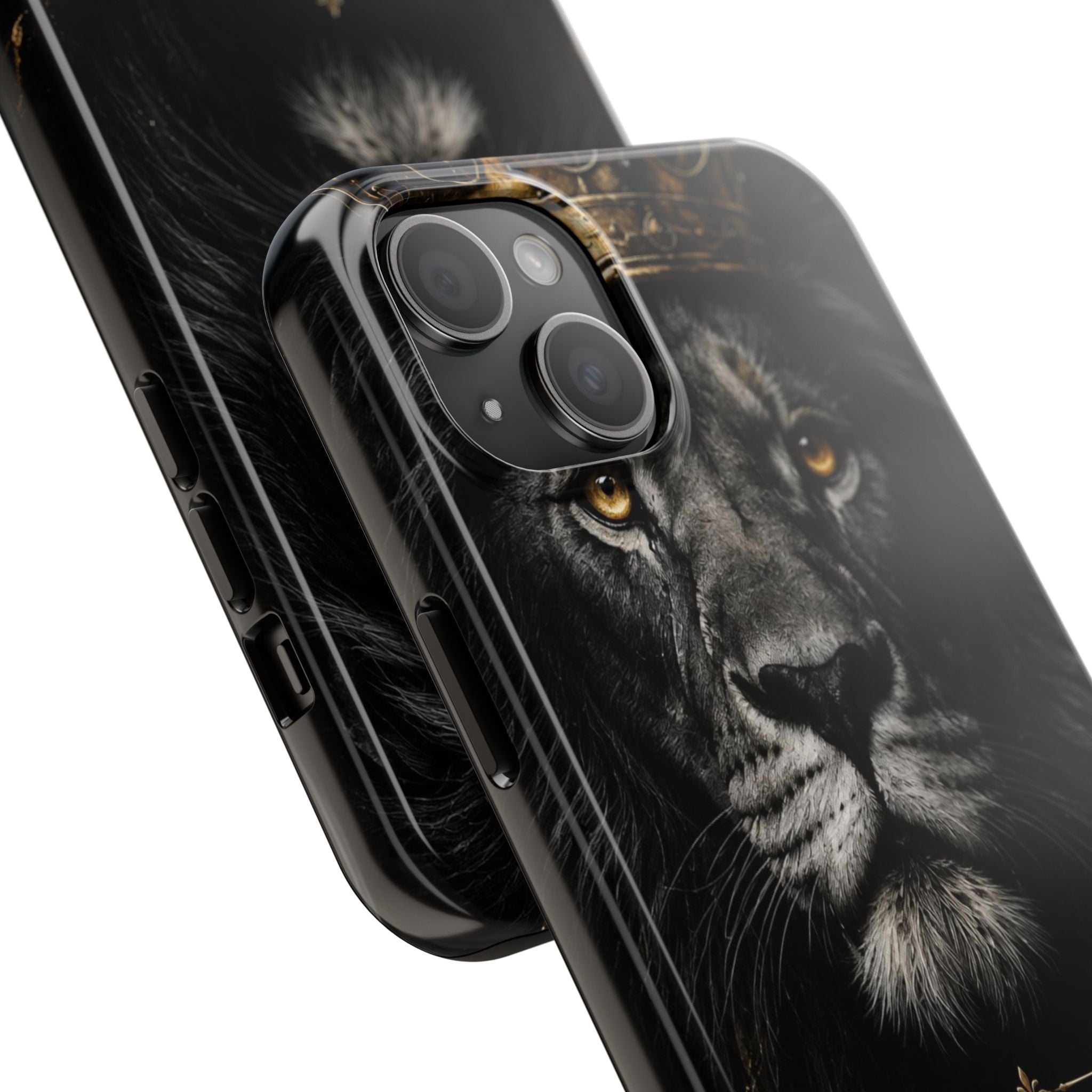 Lion 'Discipline Focus Success' Tough Phone Case