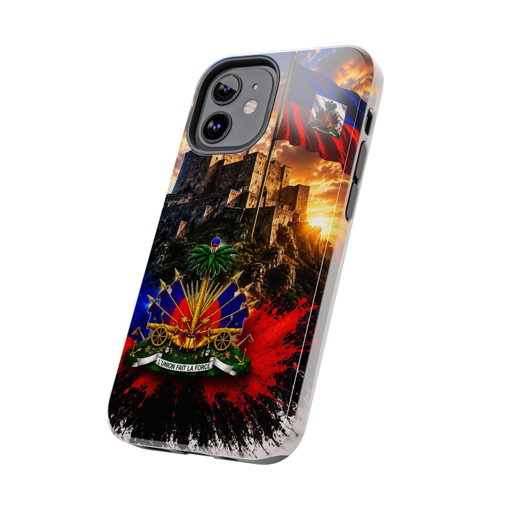 Haiti Crest Tough Phone Case — Citadel Sunset Protective Phone Cover