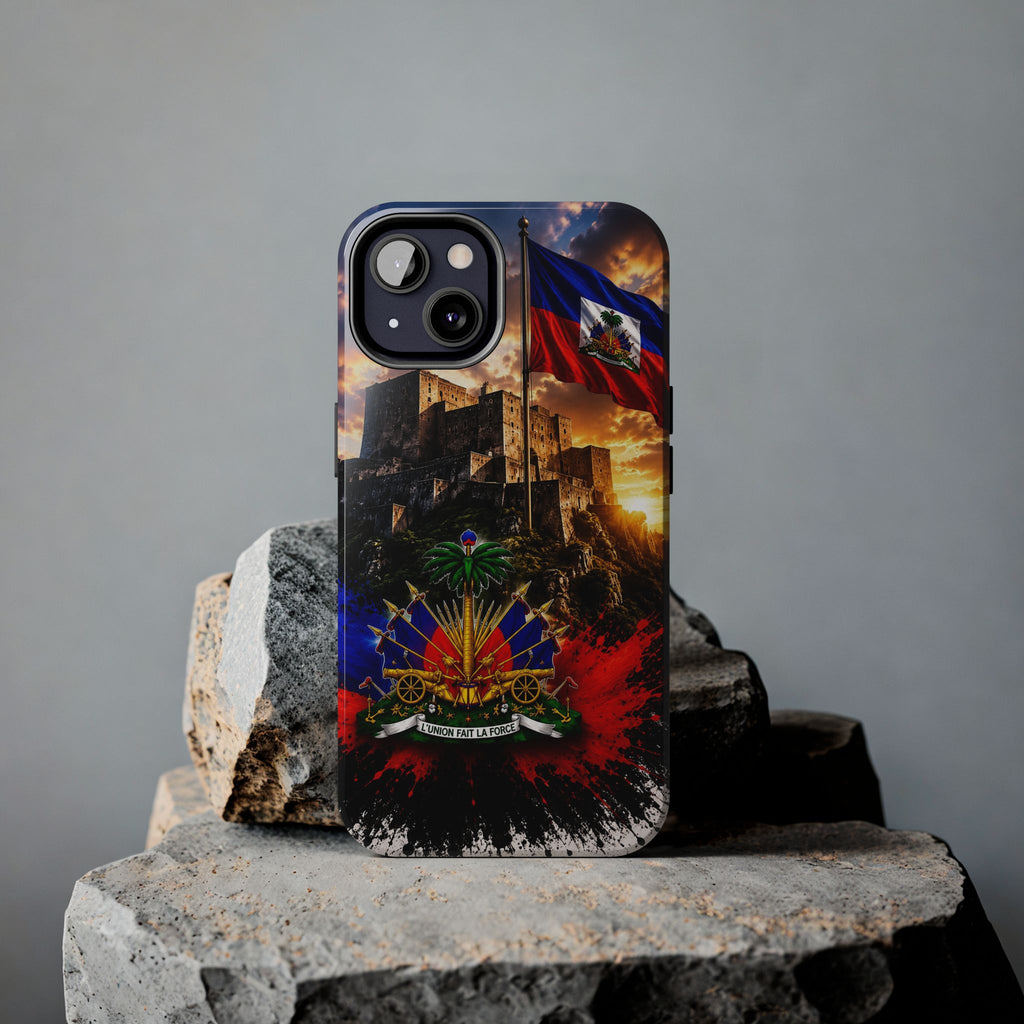 Haiti Crest Tough Phone Case — Citadel Sunset Protective Phone Cover