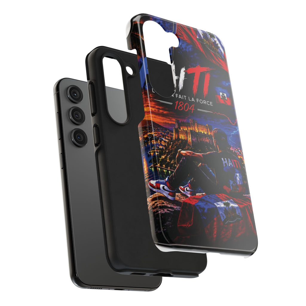 Haiti 1804 Tough Phone Case — L'Union Fait La Force Patriotic Protective Cover