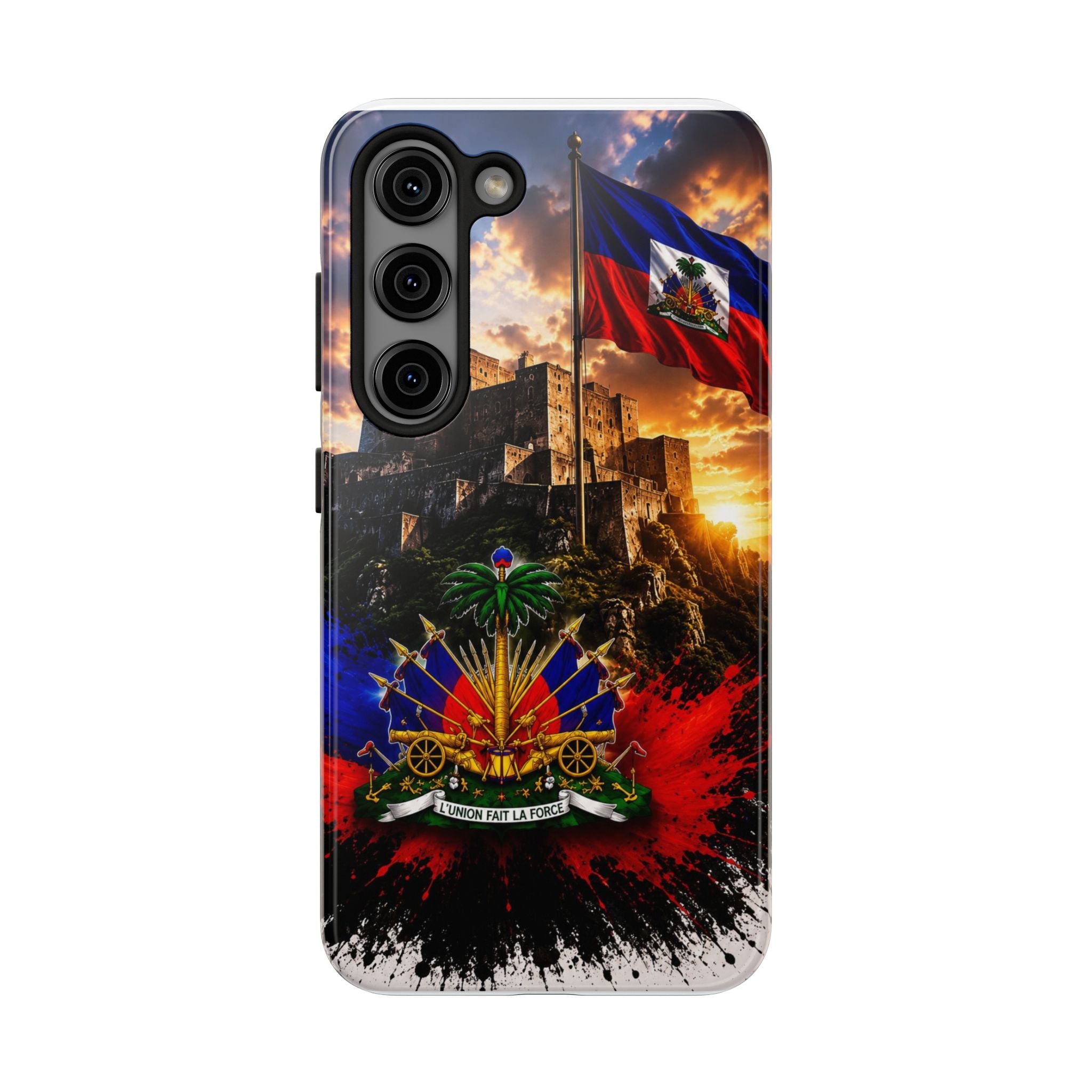 Haiti Crest Tough Phone Case — Citadel Sunset Protective Phone Cover