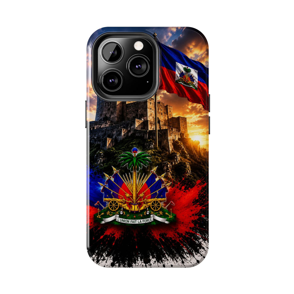 Haiti Crest Tough Phone Case — Citadel Sunset Protective Phone Cover