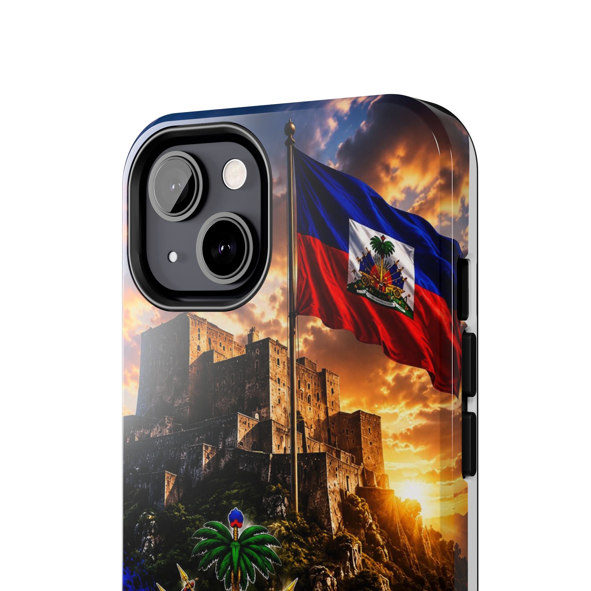 Haiti Crest Tough Phone Case — Citadel Sunset Protective Phone Cover
