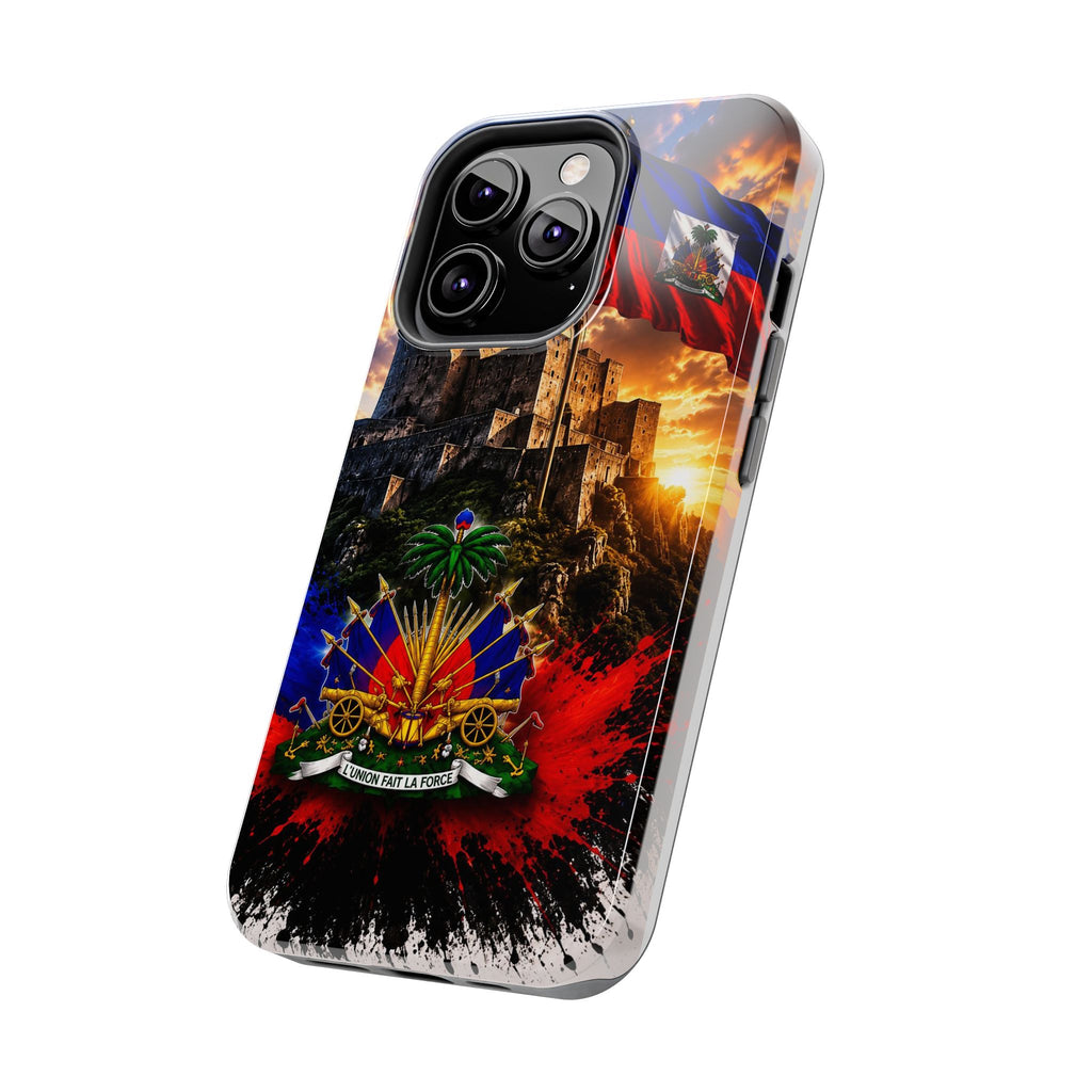 Haiti Crest Tough Phone Case — Citadel Sunset Protective Phone Cover