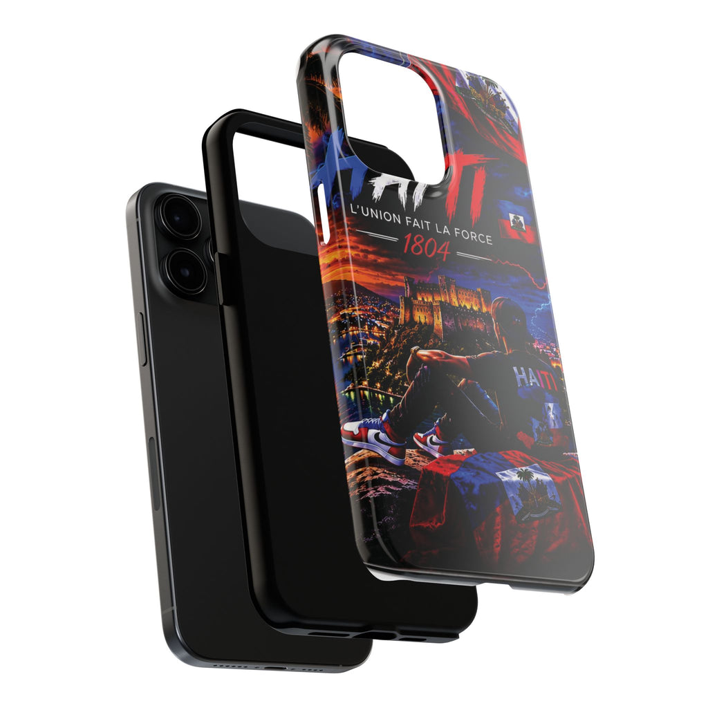 Haiti 1804 Tough Phone Case — L'Union Fait La Force Patriotic Protective Cover