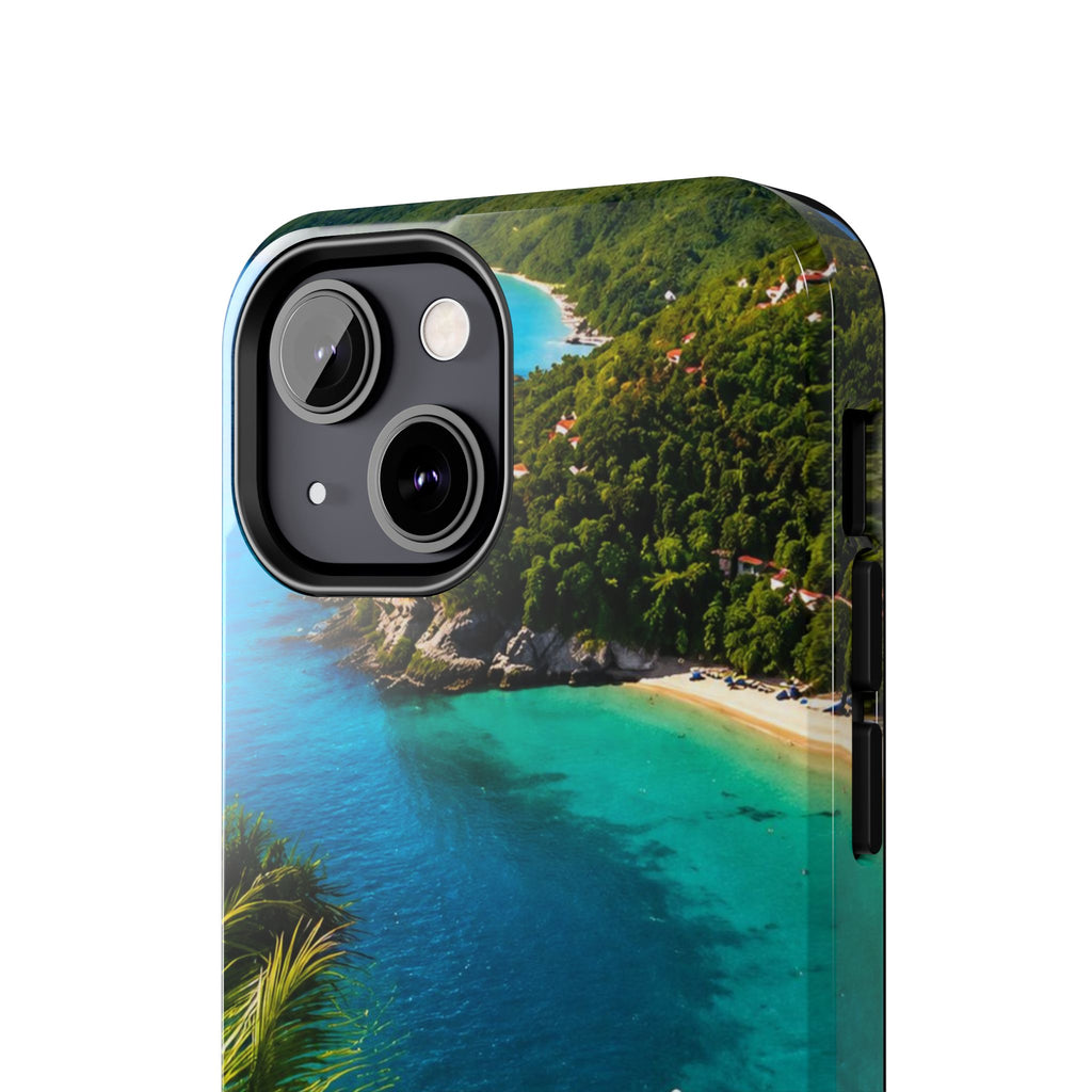 Labadee Haiti Beach Tough Phone Case — Tropical Island Protective Cover