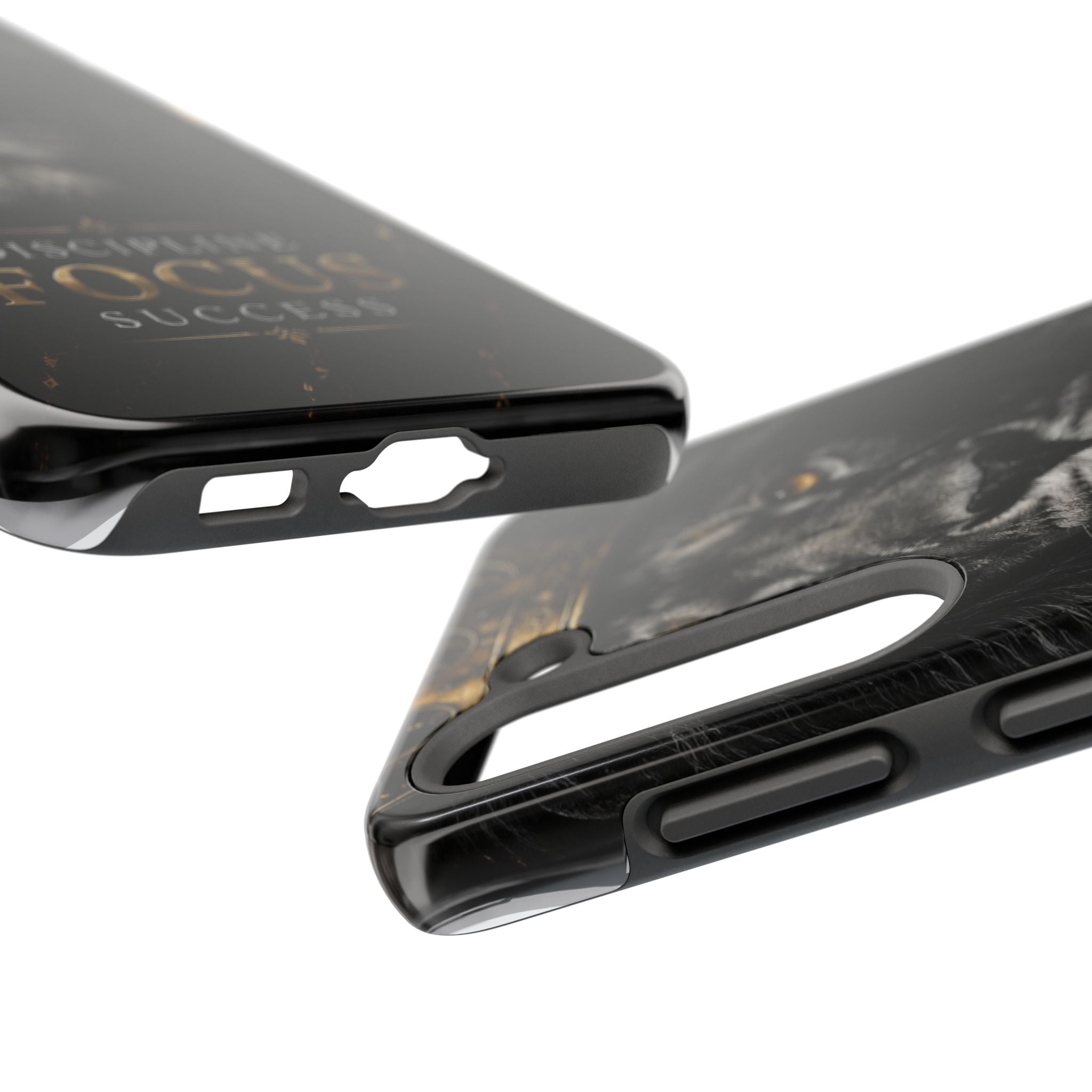 Lion 'Discipline Focus Success' Tough Phone Case