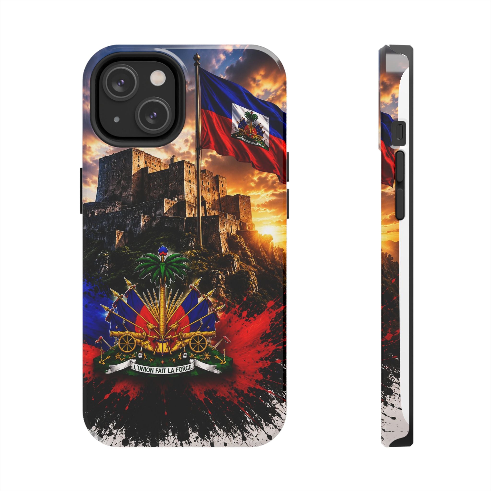 Haiti Crest Tough Phone Case — Citadel Sunset Protective Phone Cover