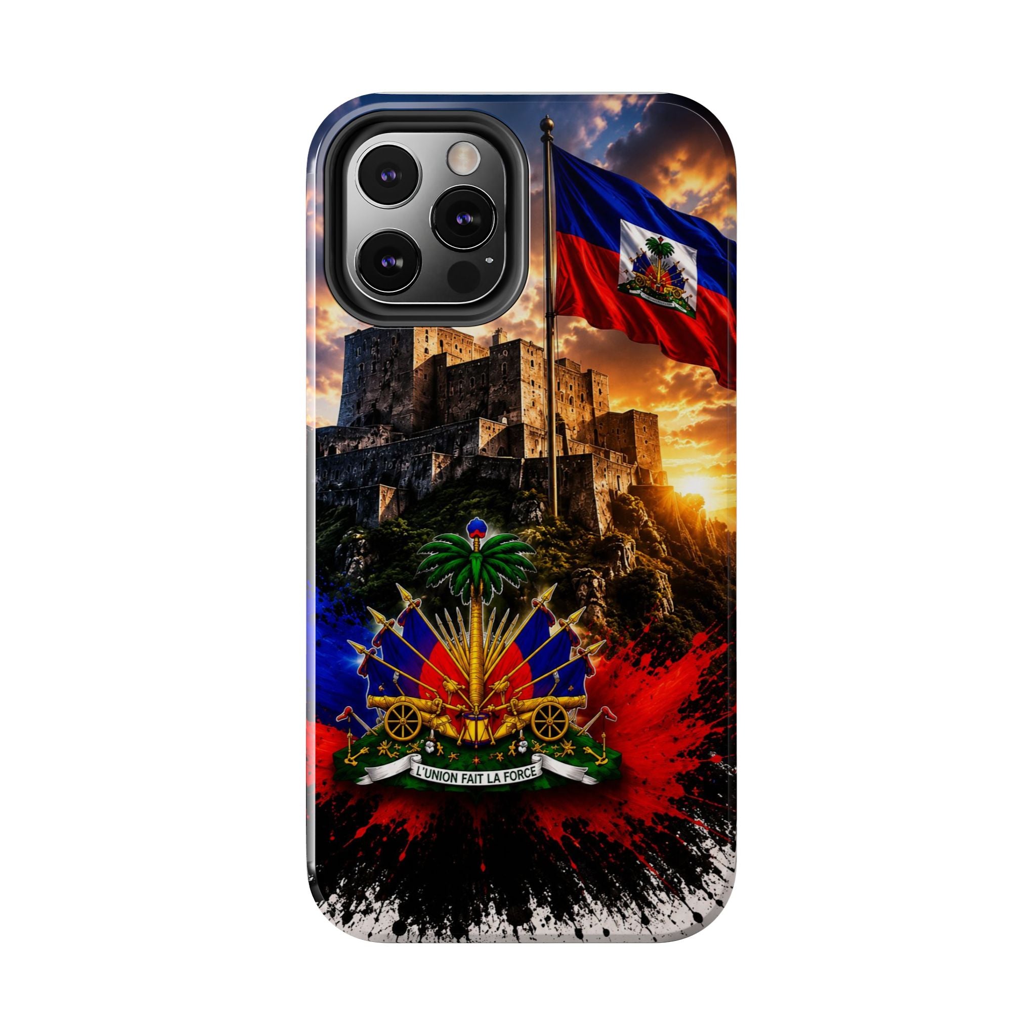 Haiti Crest Tough Phone Case — Citadel Sunset Protective Phone Cover