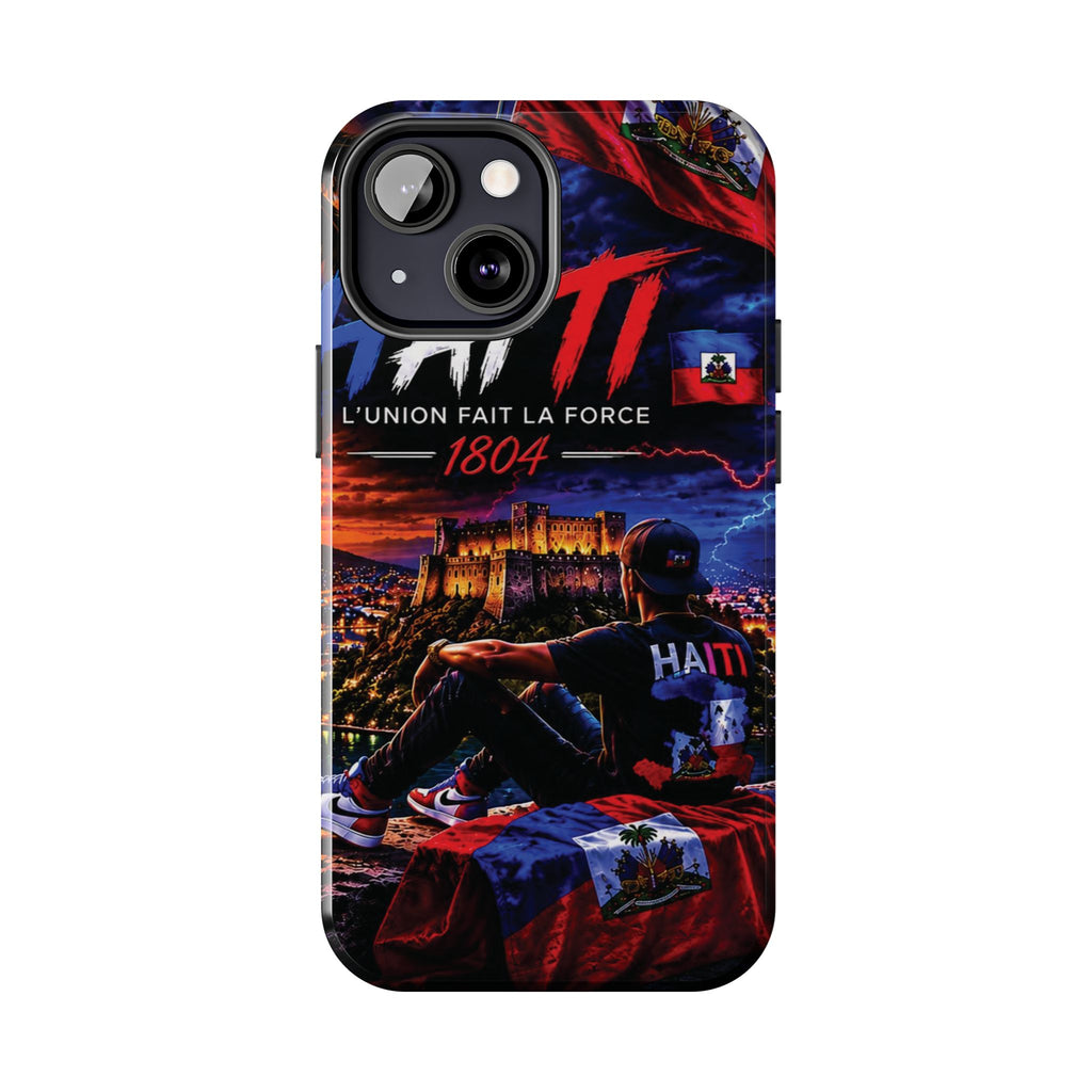 Haiti 1804 Tough Phone Case — L'Union Fait La Force Patriotic Protective Cover