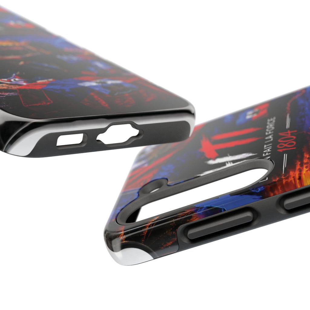 Haiti 1804 Tough Phone Case — L'Union Fait La Force Patriotic Protective Cover
