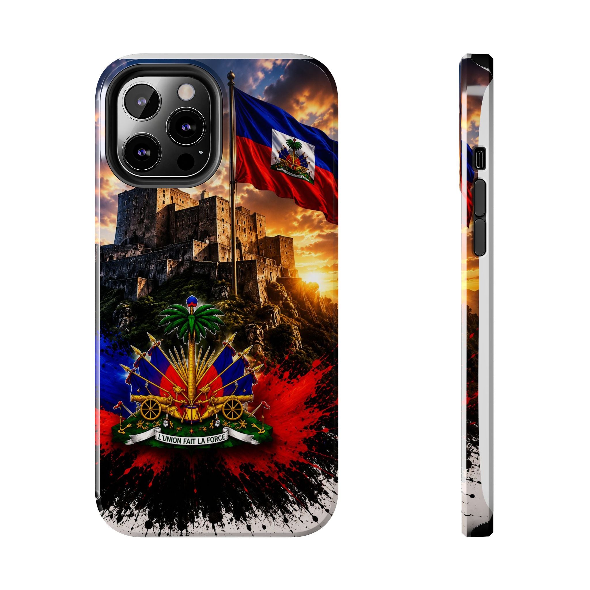 Haiti Crest Tough Phone Case — Citadel Sunset Protective Phone Cover