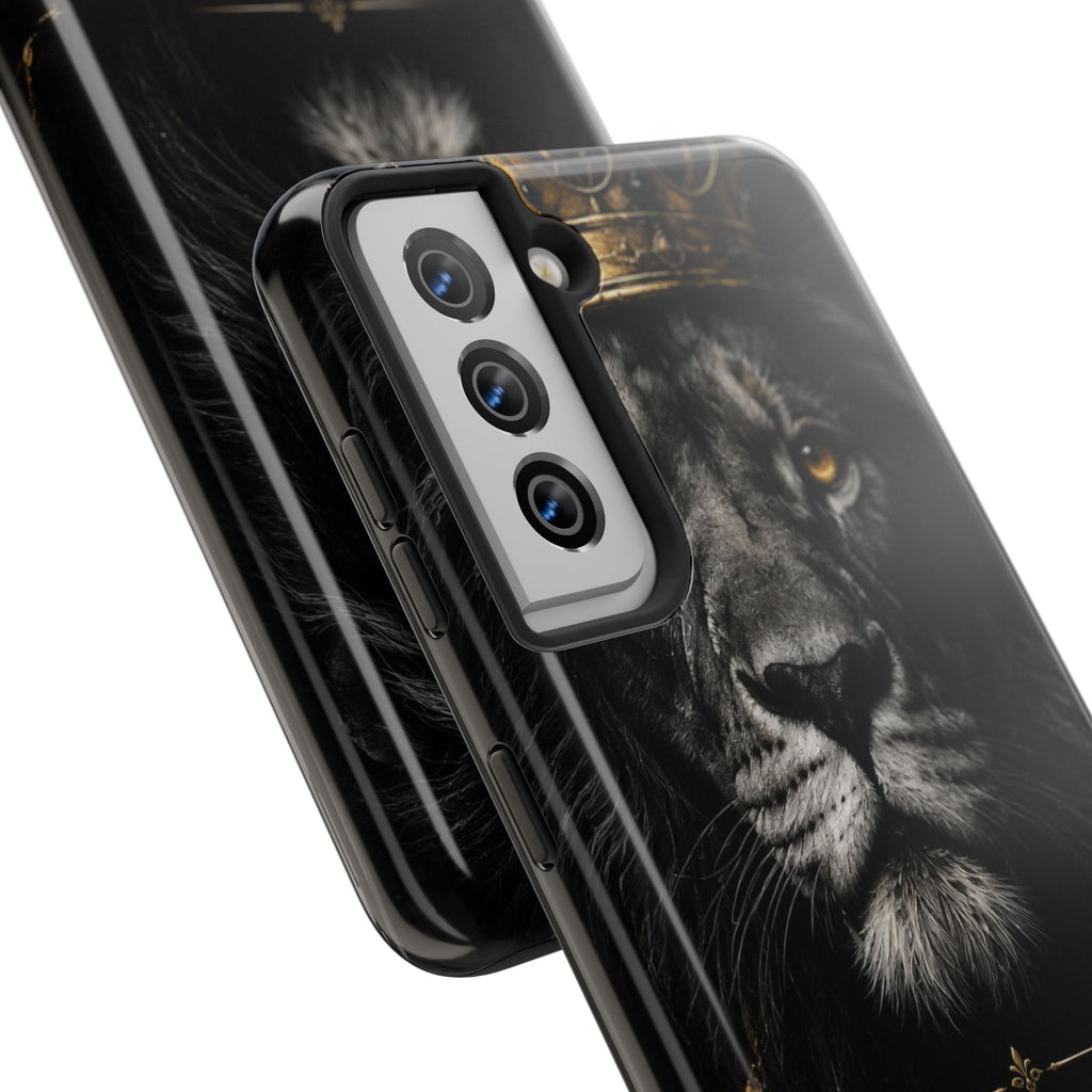 Lion 'Discipline Focus Success' Tough Phone Case