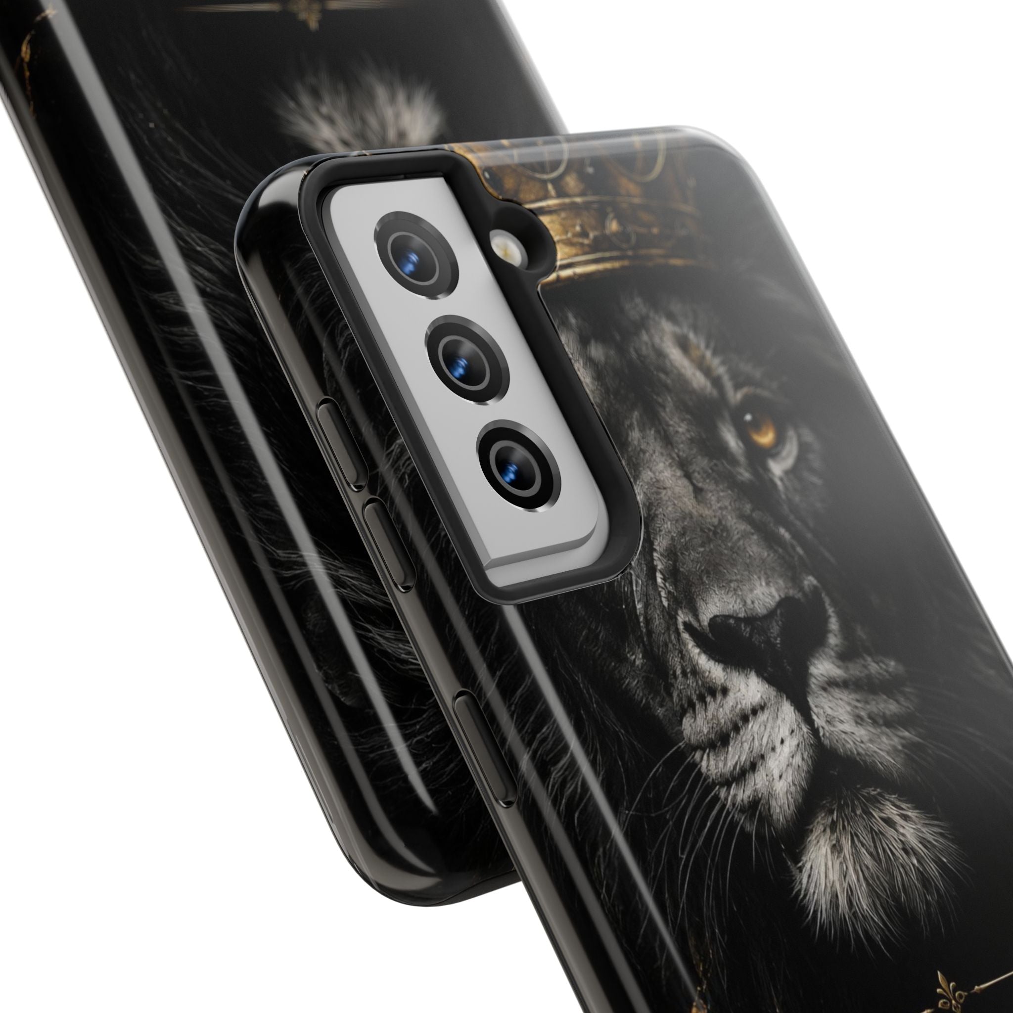 Lion 'Discipline Focus Success' Tough Phone Case