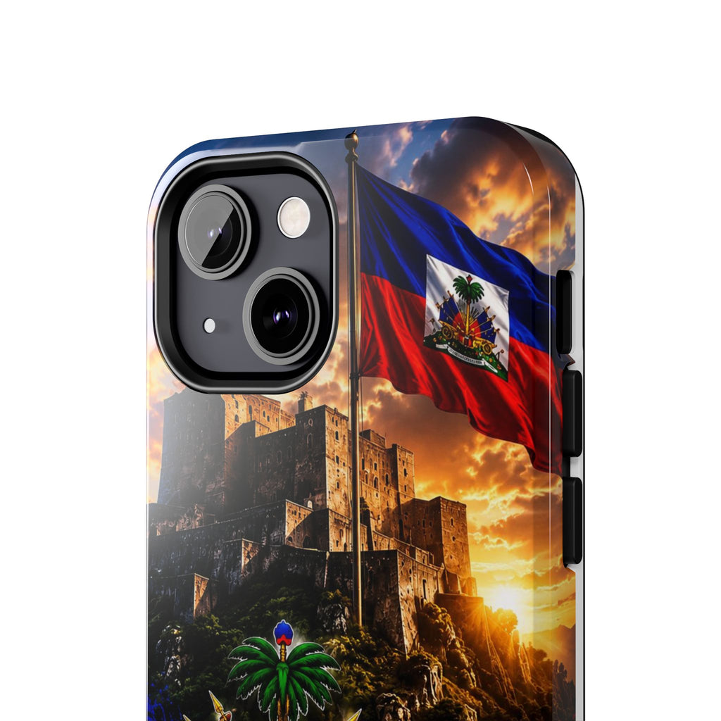 Haiti Crest Tough Phone Case — Citadel Sunset Protective Phone Cover