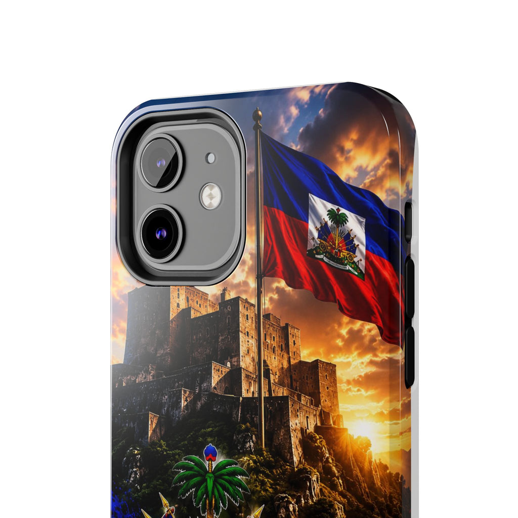 Haiti Crest Tough Phone Case — Citadel Sunset Protective Phone Cover