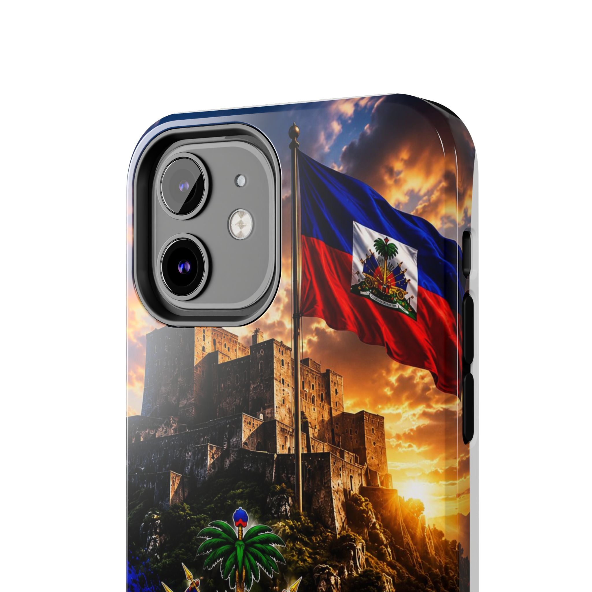 Haiti Crest Tough Phone Case — Citadel Sunset Protective Phone Cover