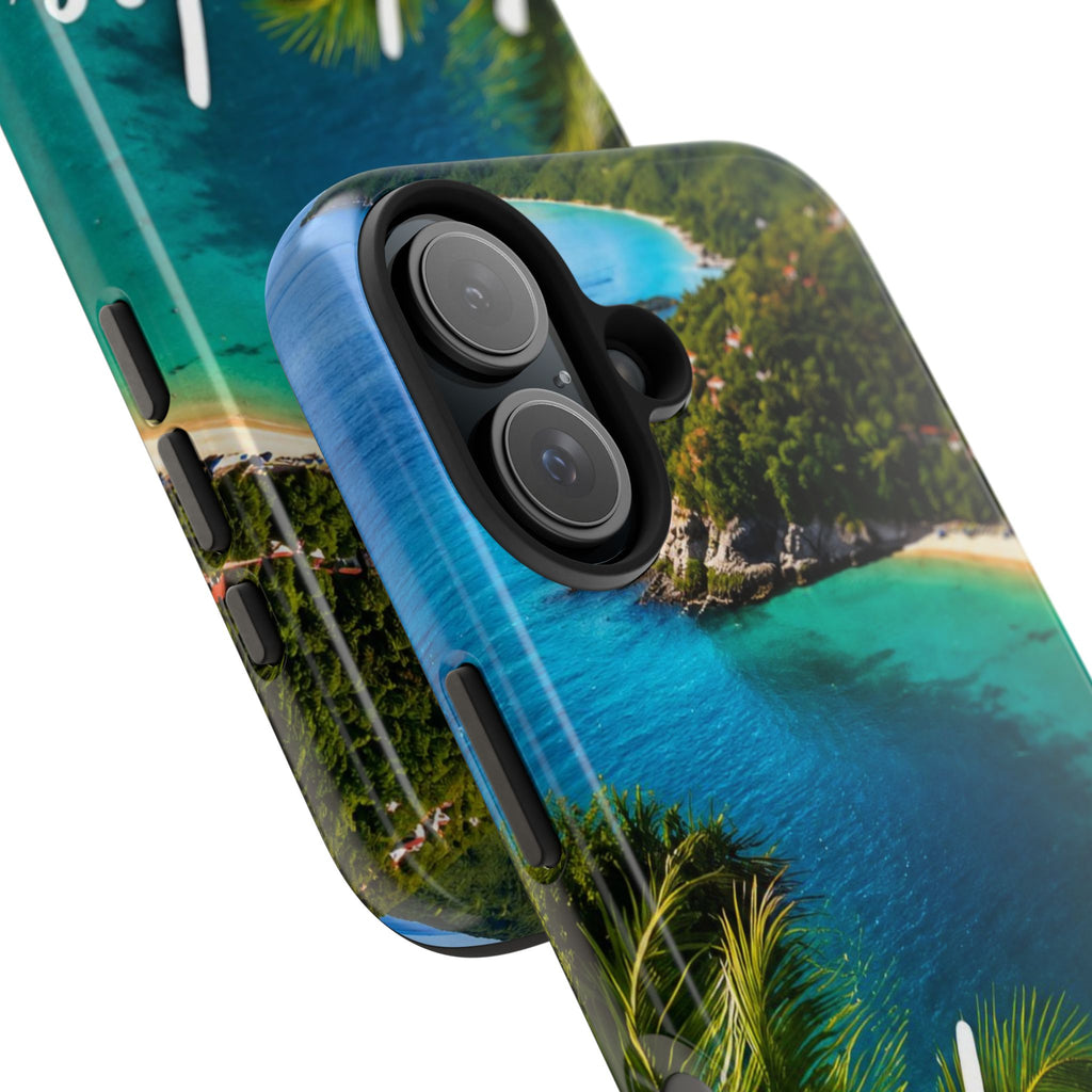 Labadee Haiti Beach Tough Phone Case — Tropical Island Protective Cover