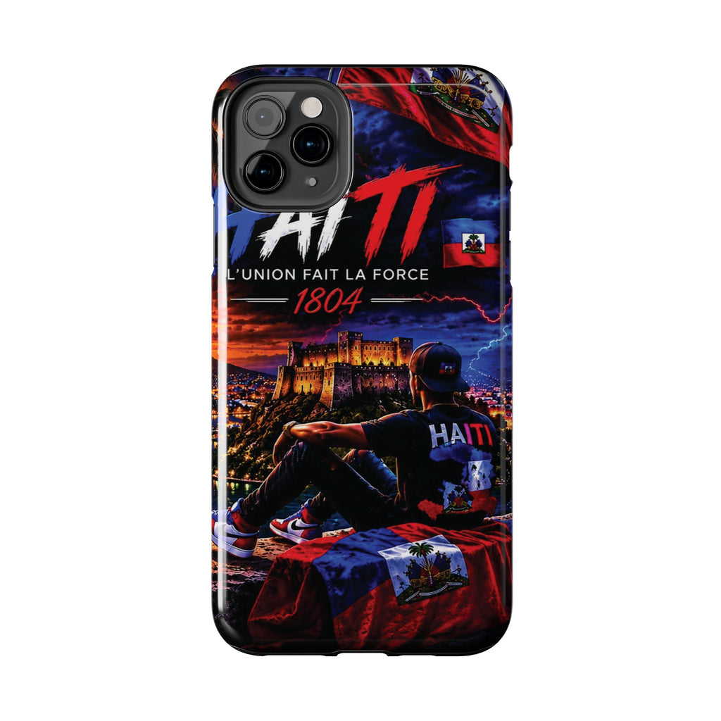 Haiti 1804 Tough Phone Case — L'Union Fait La Force Patriotic Protective Cover
