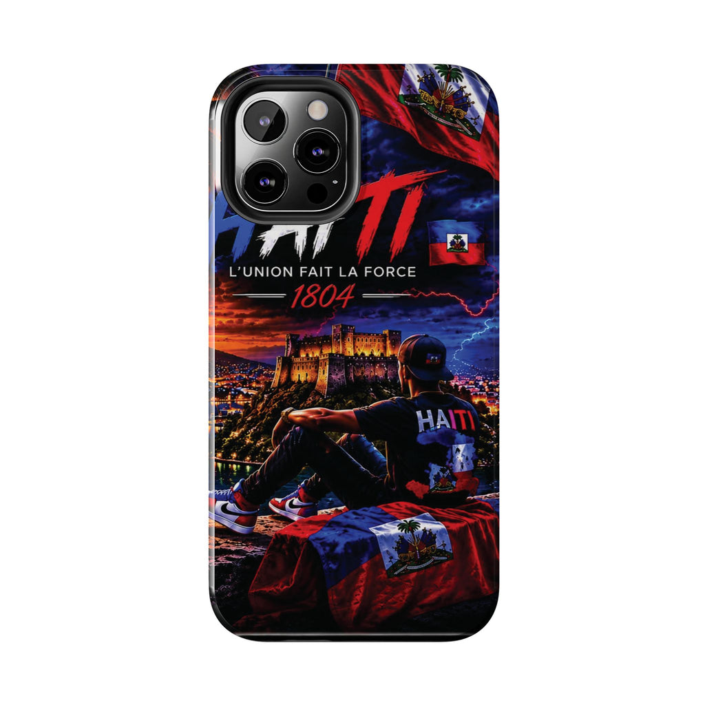 Haiti 1804 Tough Phone Case — L'Union Fait La Force Patriotic Protective Cover