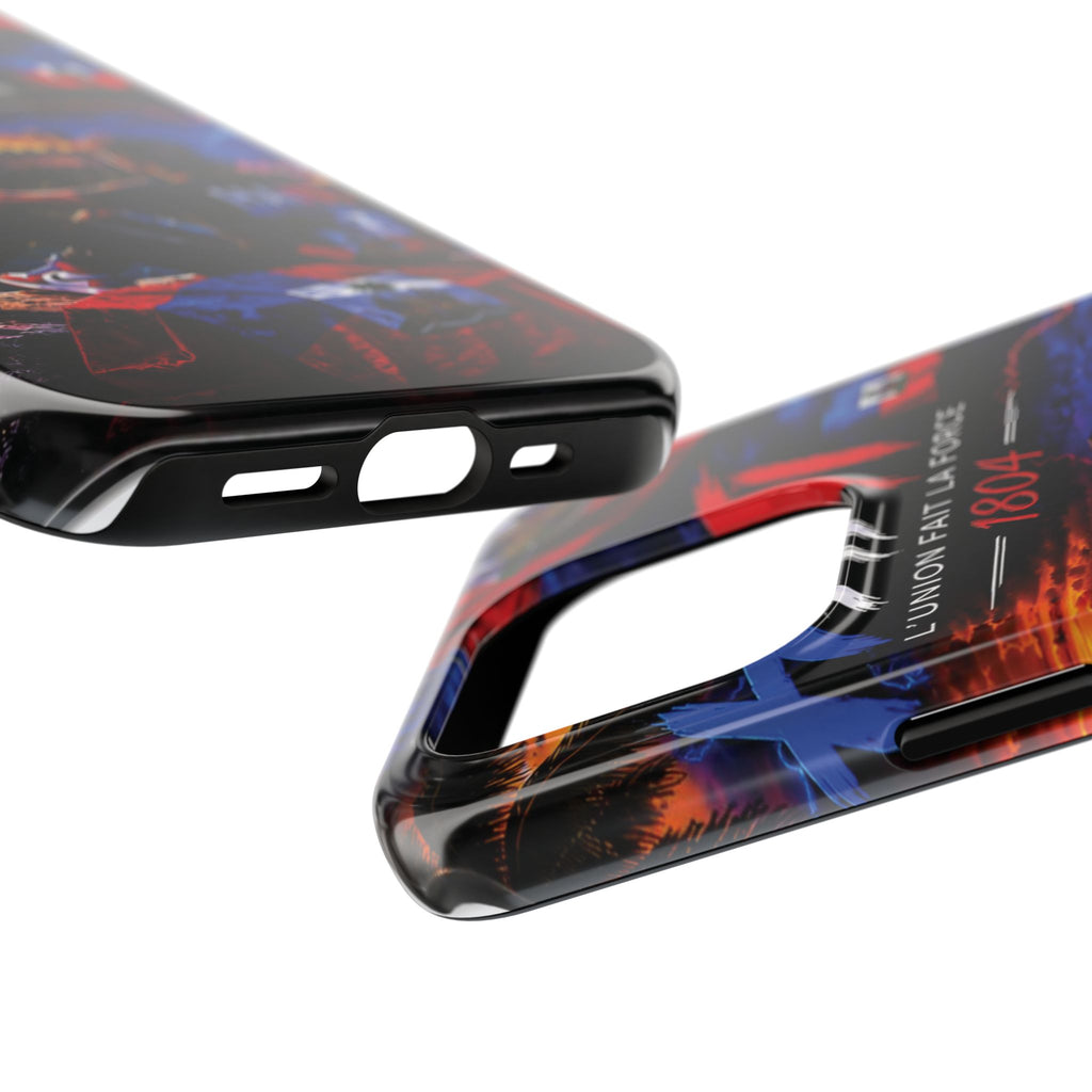 Haiti 1804 Tough Phone Case — L'Union Fait La Force Patriotic Protective Cover