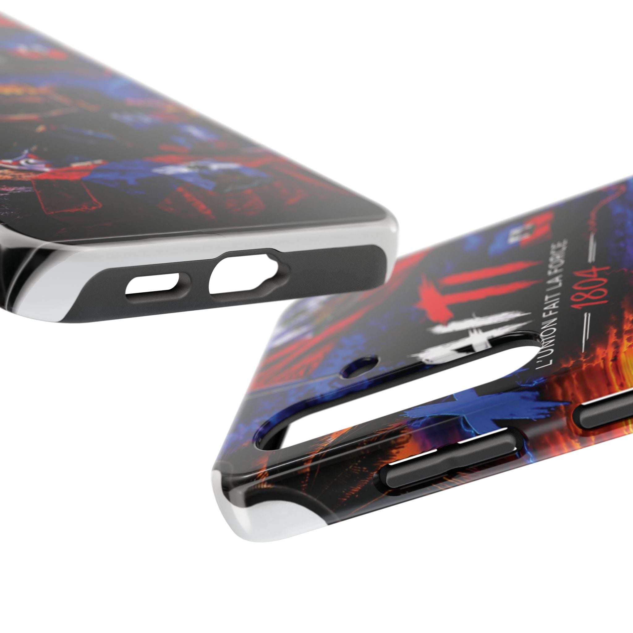 Haiti 1804 Tough Phone Case — L'Union Fait La Force Patriotic Protective Cover