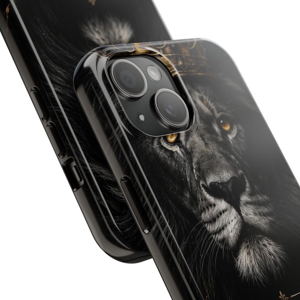 Lion 'Discipline Focus Success' Tough Phone Case