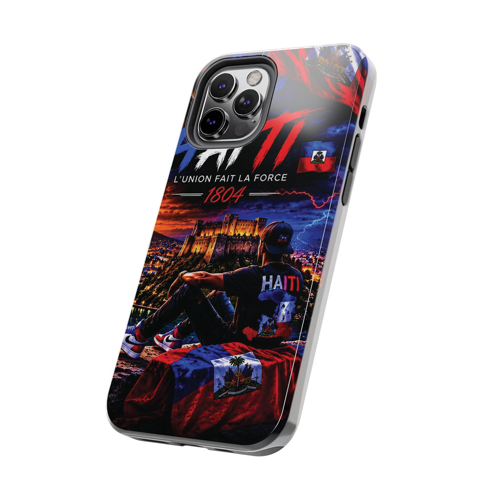 Haiti 1804 Tough Phone Case — L'Union Fait La Force Patriotic Protective Cover