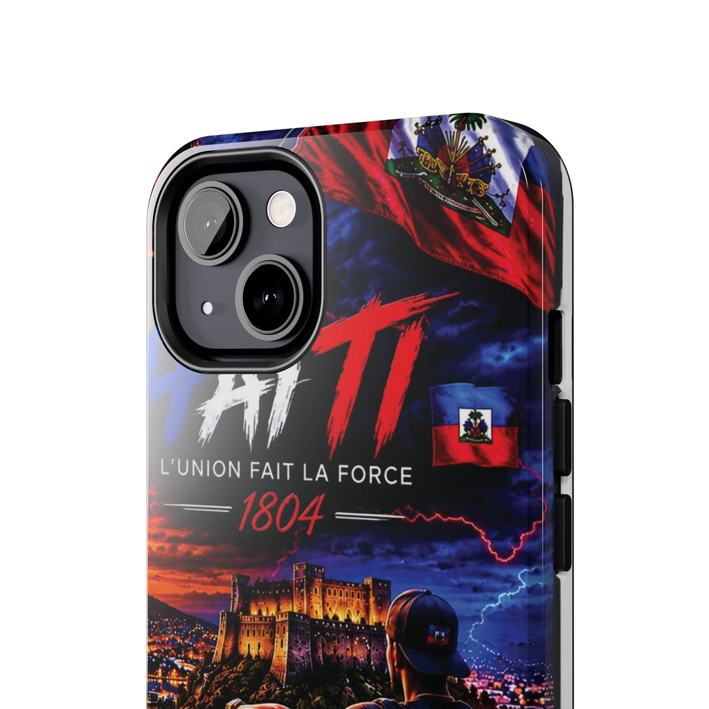 Haiti 1804 Tough Phone Case — L'Union Fait La Force Patriotic Protective Cover