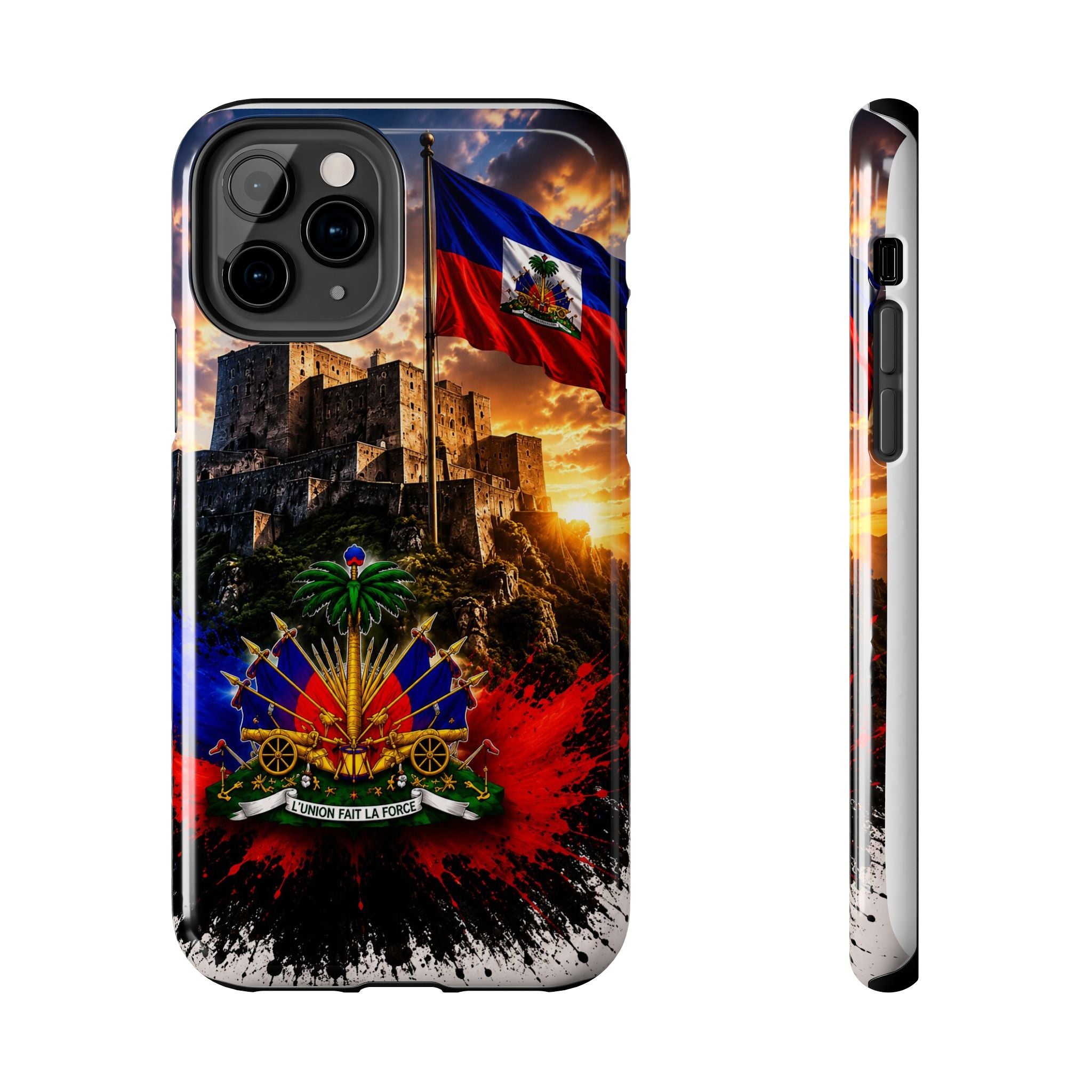 Haiti Crest Tough Phone Case — Citadel Sunset Protective Phone Cover