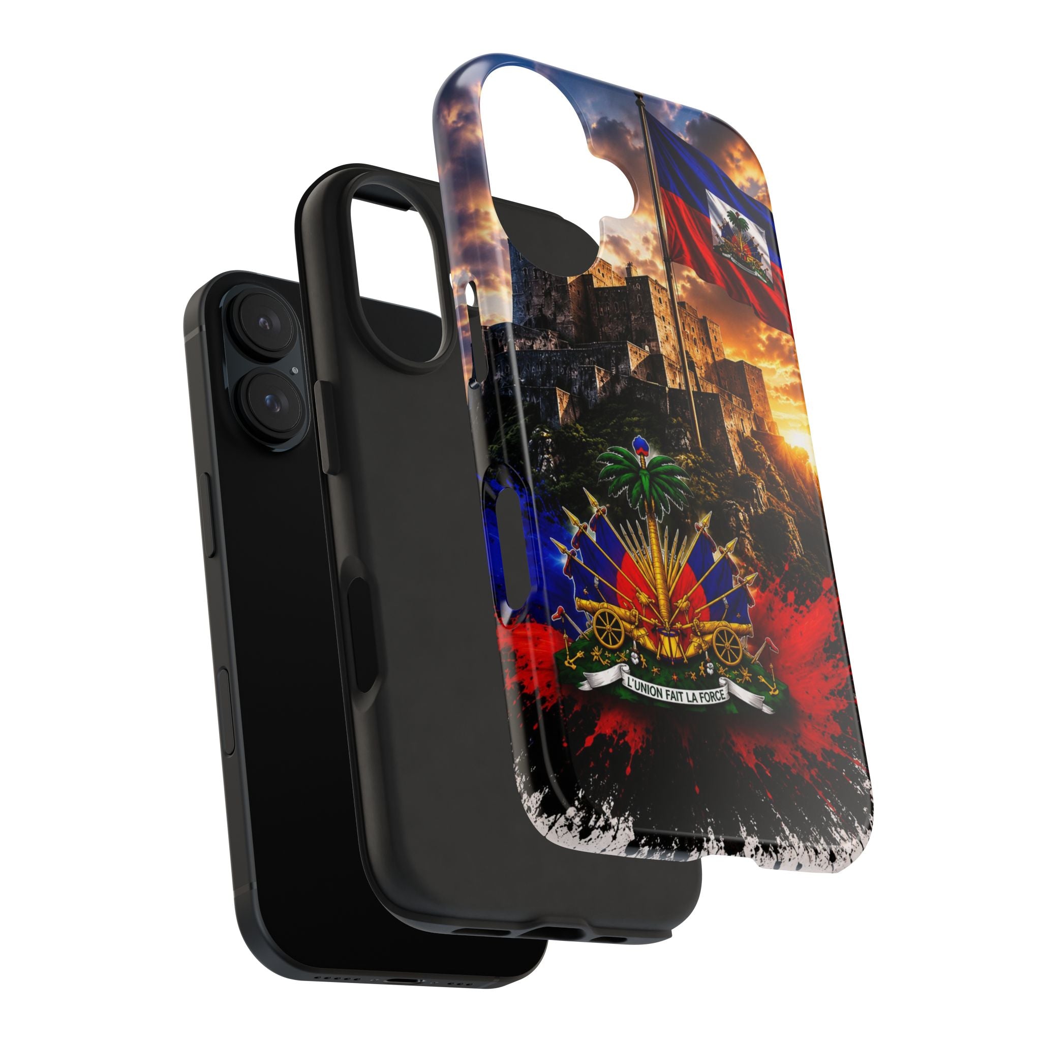 Haiti Crest Tough Phone Case — Citadel Sunset Protective Phone Cover