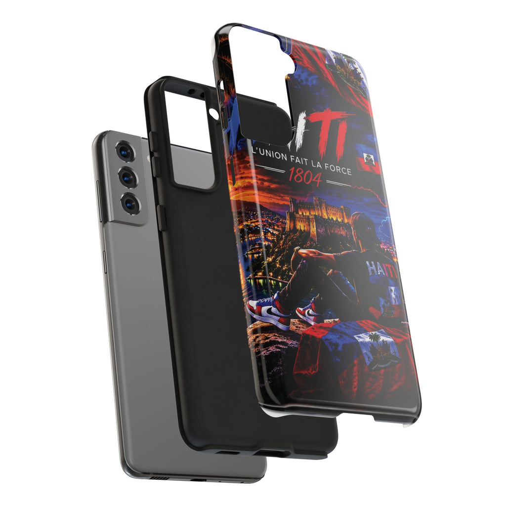 Haiti 1804 Tough Phone Case — L'Union Fait La Force Patriotic Protective Cover