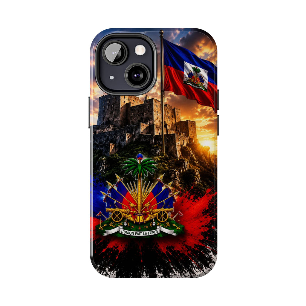 Haiti Crest Tough Phone Case — Citadel Sunset Protective Phone Cover