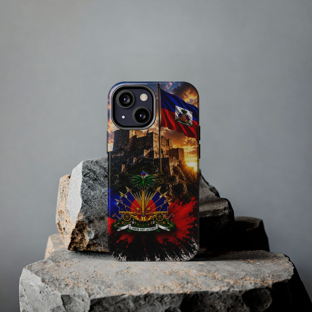 Haiti Crest Tough Phone Case — Citadel Sunset Protective Phone Cover
