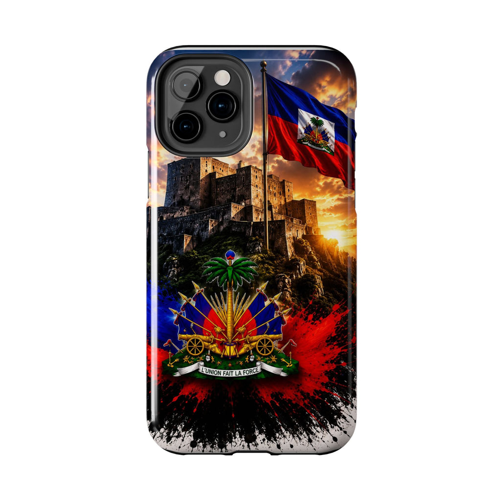 Haiti Crest Tough Phone Case — Citadel Sunset Protective Phone Cover