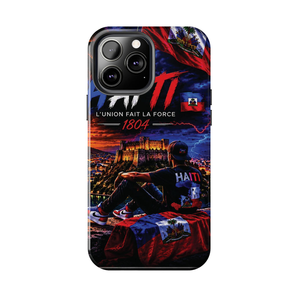 Haiti 1804 Tough Phone Case — L'Union Fait La Force Patriotic Protective Cover