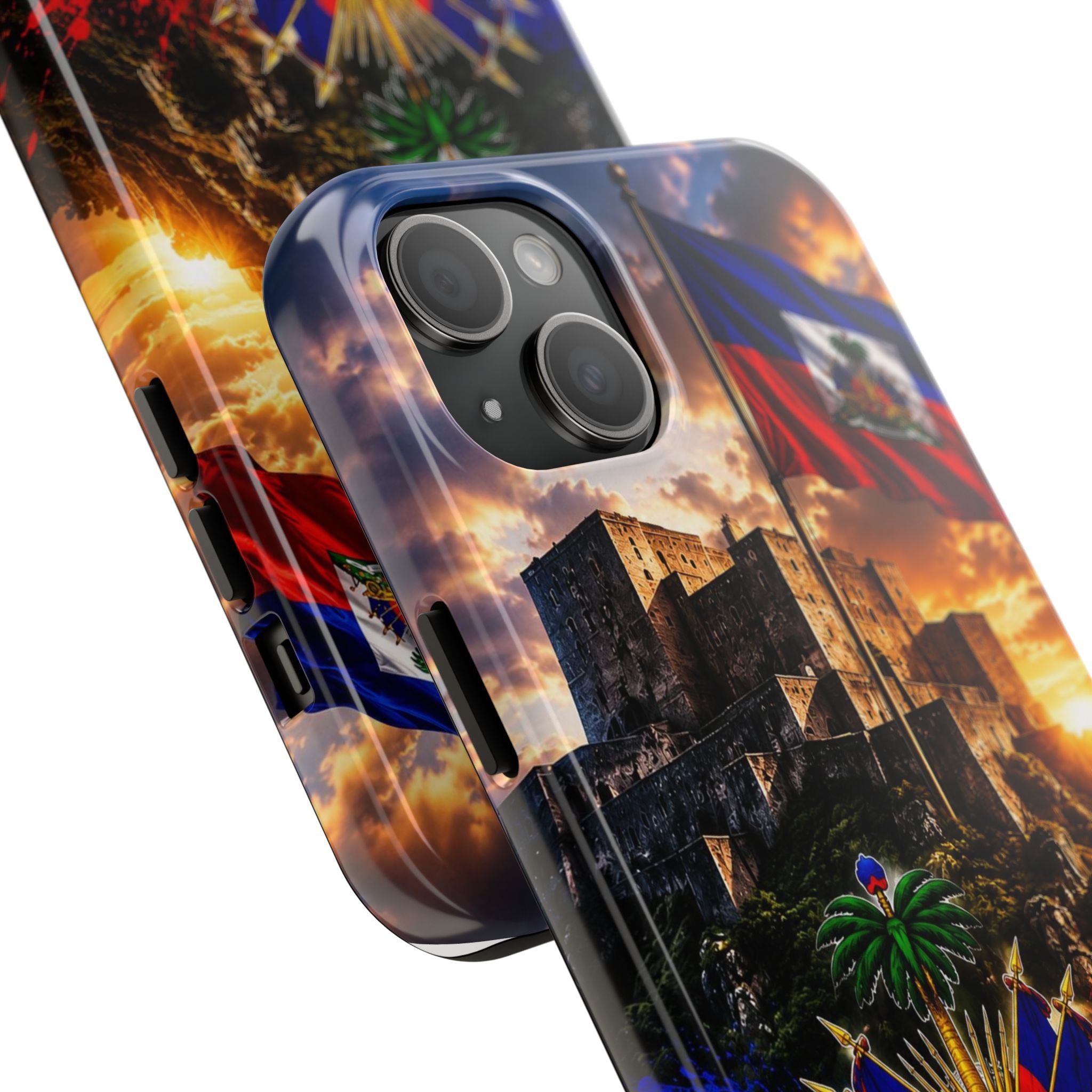 Haiti Crest Tough Phone Case — Citadel Sunset Protective Phone Cover