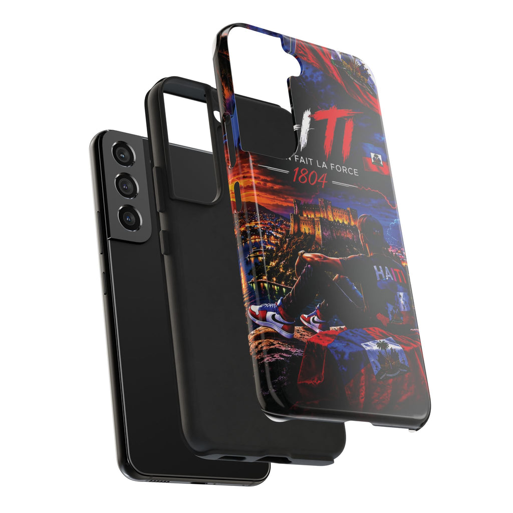 Haiti 1804 Tough Phone Case — L'Union Fait La Force Patriotic Protective Cover
