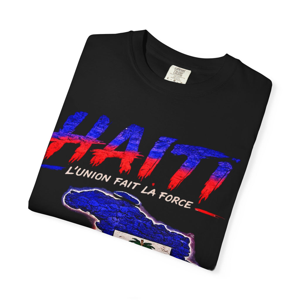 Haiti 1804 Flag Map T-Shirt — Haitian Pride Graphic Tee