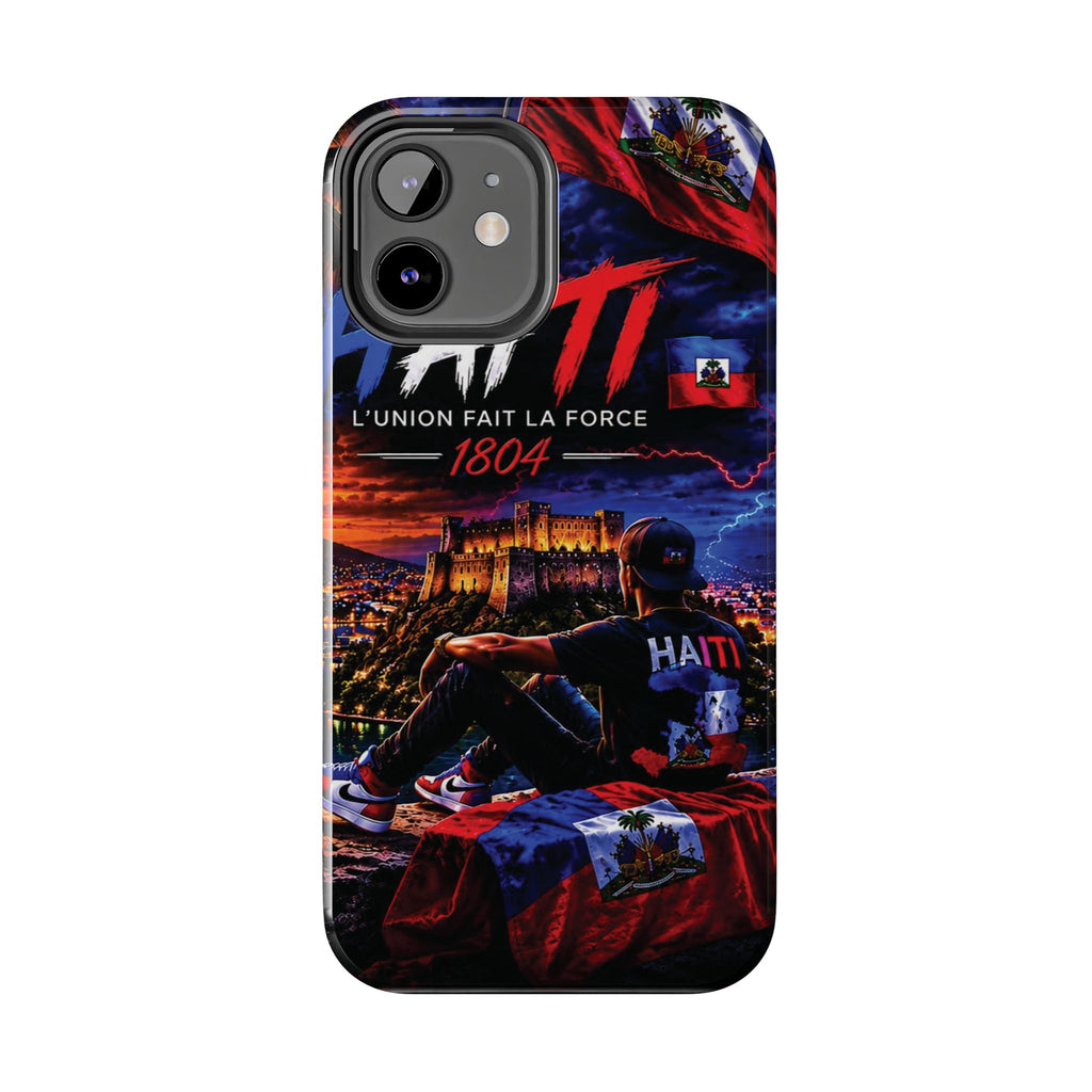 Haiti 1804 Tough Phone Case — L'Union Fait La Force Patriotic Protective Cover