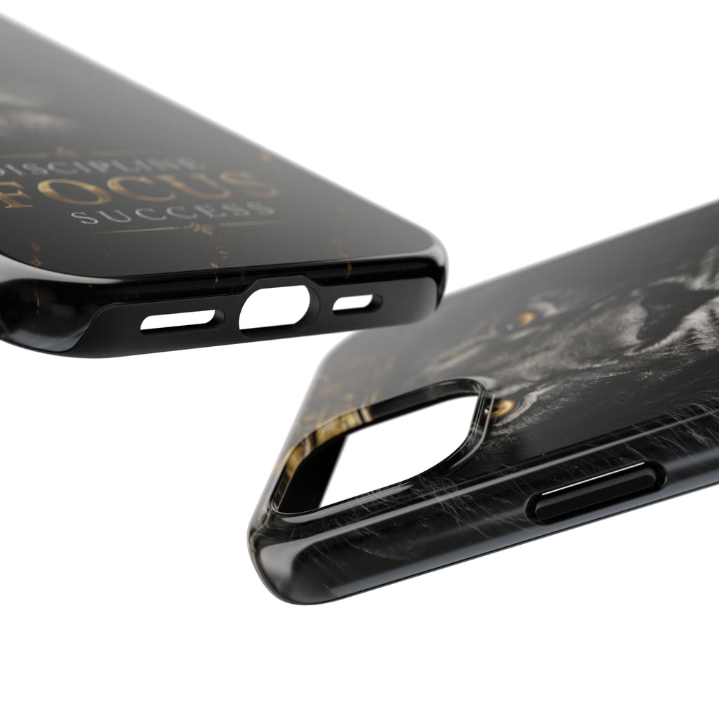 Lion 'Discipline Focus Success' Tough Phone Case