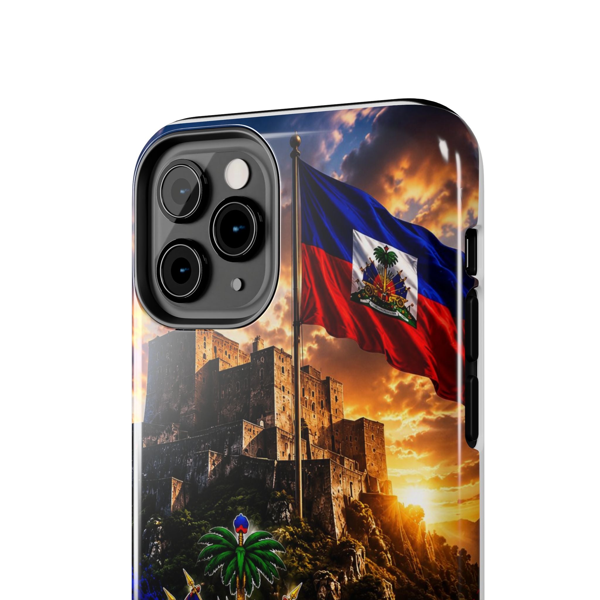 Haiti Crest Tough Phone Case — Citadel Sunset Protective Phone Cover