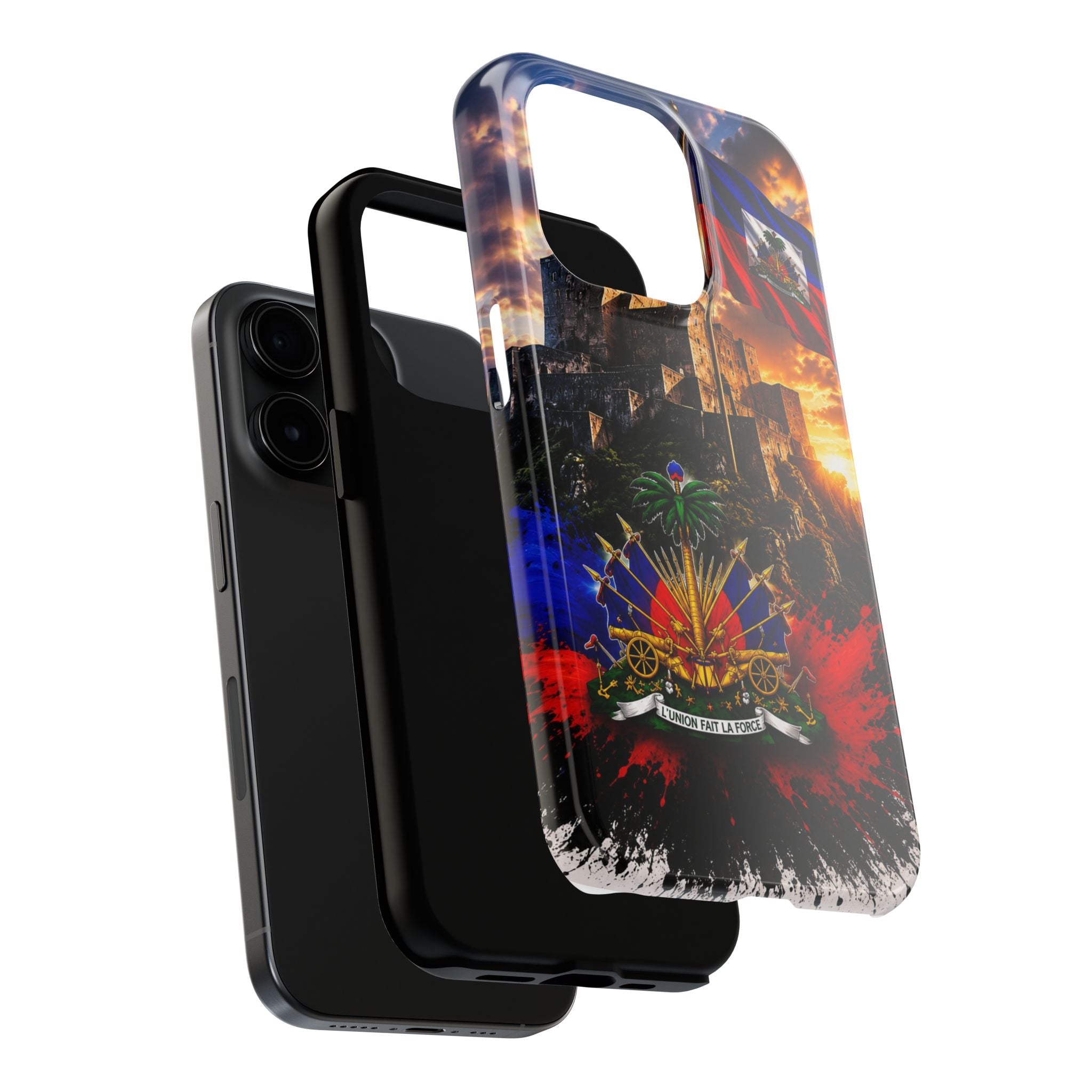 Haiti Crest Tough Phone Case — Citadel Sunset Protective Phone Cover